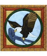Quilt Magic Sew Wall Hanging Kit Eagle Multicolor - $999.47 MXN