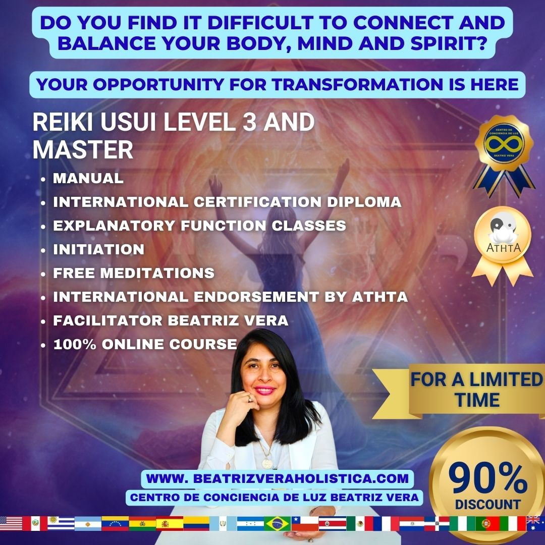 Reiki usui digital course, level 3 and mastery - $32.00