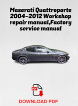 Maserati Quattroporte 2004-2012 Workshop repair manual,Factory
service m... - $8.77 CAD+