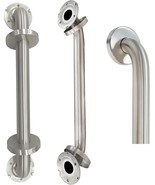 18 Inch Shower Grab Bar 2 Pack Brushed Nickel Sus304 Safety Bathroom Gra... - $77.65 CAD