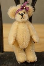 1995 Artisan Miniature Hand Crafted Teddy Bear WEE GEM 49/2000 Mohair PEARL - £27.65 GBP