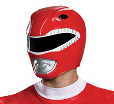 Disguise Men&#39;s Red Ranger Helmet, One Size Adult - £91.98 GBP