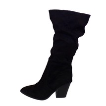 DV by Dolce Vita Numbra Boot Women&#39;s Boot Black Slouch Suede Pull On 10 New - £27.43 GBP