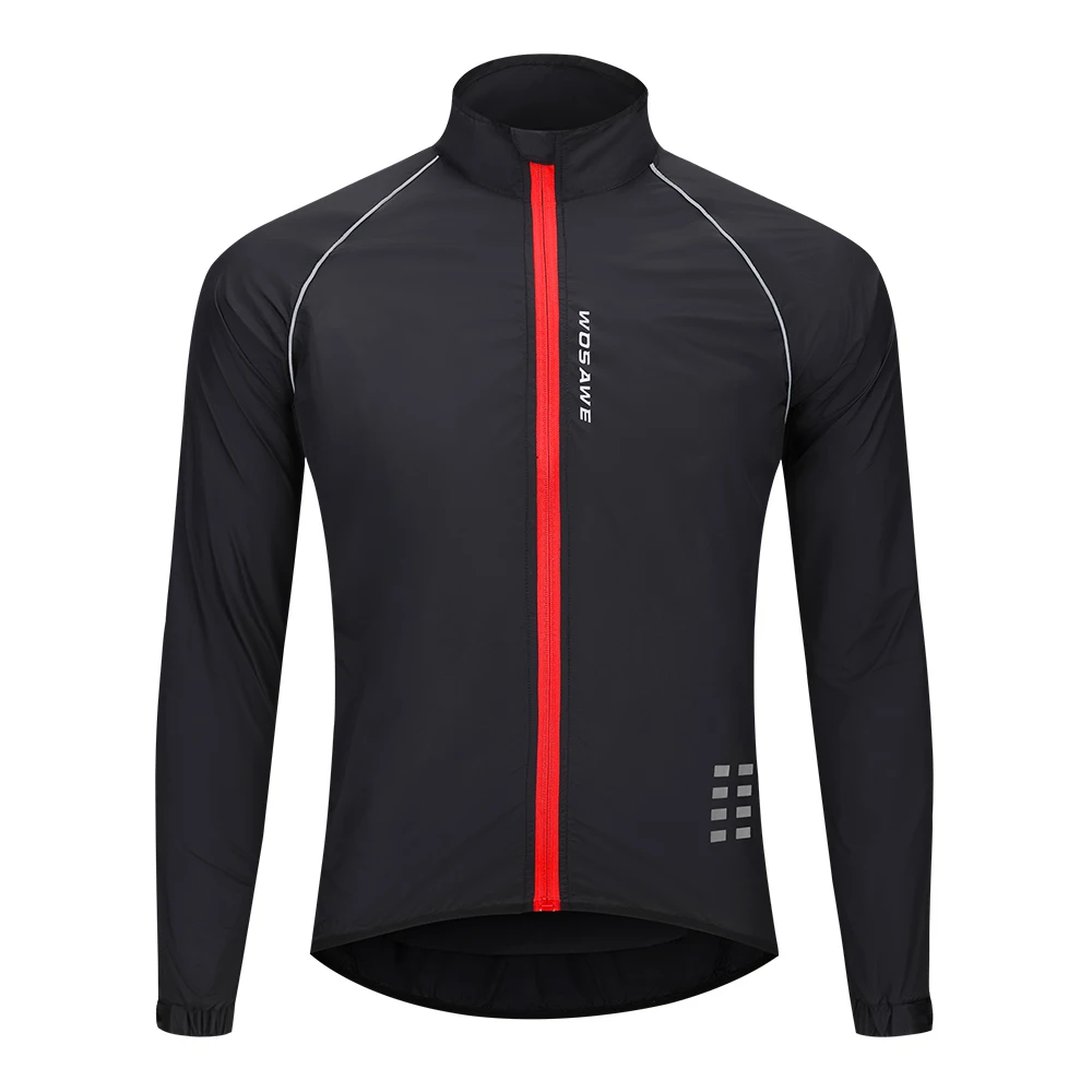 WOSAWE Men&#39;s Reflective Cycling Jacket Windproof Waterproof Mountain Bicycle MTB - £115.22 GBP