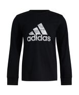 adidas France Camo Logo LS Tee Kids Black Size 5 - €4,18 EUR