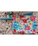Pioneer Woman ~ Makeup Tote ~ Cosmetic Bag ~ BREEZY BLOSSOM ~ Wallet ~ W... - £17.65 GBP