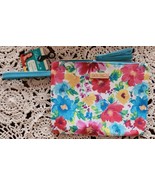 Pioneer Woman ~ Makeup Tote ~ Cosmetic Bag ~ BREEZY BLOSSOM ~ Wallet ~ W... - $22.44