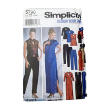 Simplicity 5796 Sewing Pattern Womens Sz 12-20 Dress Tunic Top Pants Uncut - £11.04 GBP