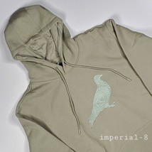 Staple Pullover Hoodie Sweatshirt Size L Embroidered Pigeon Logo Sage Green  - £71.66 GBP