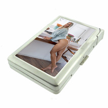 Latina Pin Up Girls D12 Cigarette Case with Built in Lighter Metal Wallet - $368.51 MXN