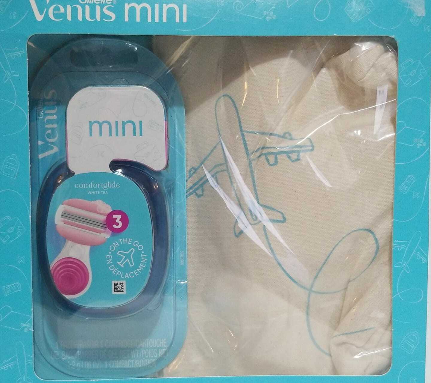 Gillette Venus Mini Comfort glide -  White  Tea With Travel Bag Item image 2