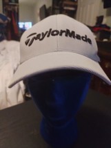 TaylorMade SLDR Tour Preferred Adjustable Strap back Golf Hat Cap Gray - £14.61 GBP
