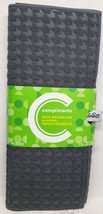 Kitchen Microfiber Dish Drying Mat(15&quot;x20&quot;)TEXTURED DARK GREY DESIGN,Com... - £12.50 GBP