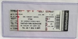STING - (THE POLICE) ORIGINAL 2012 UNUSED WHOLE FULL CONCERT TICKET - £11.99 GBP