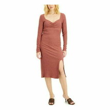 $70 INC International Concepts Womens Ribbed Slit Midi Bodycon Dress Size Medium - £7.74 GBP