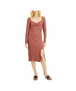 $70 INC International Concepts Womens Ribbed Slit Midi Bodycon Dress Siz... - $22.51 CAD