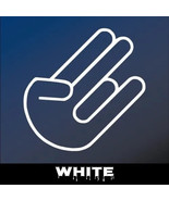 Shocker Hand Symbol White Vinyl Decal Sticker Window Car Truck SUV Drift... - €9,35 EUR
