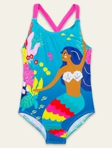 NEW Girls Blue Mermaid Swimsuit Bathing Suit - $10.39