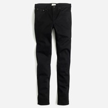 NWT Womens Size 26 26x27 1/2 J. Crew 8&quot; Stretchy Toothpick Jean in True Black - £32.32 GBP