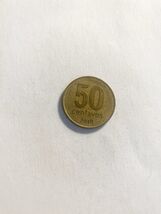 2010 Argentina 50 Centavos Republica Argentina National Building Design - $3.93 CAD