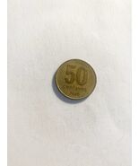 2010 Argentina 50 Centavos Republica Argentina National Building Design - $3.93 CAD