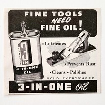 1949 3-In-One Oil Machining Lubricant Advertisement Industrial Supply E8Q - $19.99
