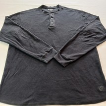 Gander MTN Men's Blue Cotton Henley Shirt Long Sleeve Outdoor  Size XLT image 8