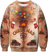3D Printed Christmas Pattern Sweater - £14.13 GBP+
