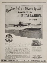 1930 Print Ad Elco Motor Yacht Powered by Buda-Lanova Diesel Engines Har... - £15.95 GBP