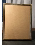 Vintage 8x10&quot; Gold Tone Classic, Metal Picture Frame, Detailed - £10.64 GBP