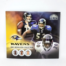 Baltimore Ravens 2005 Medallion Collection Set Display Folder The Sun - $14.70