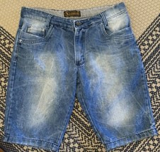 Men’s Jungle Boy Denim Shorts Size 34 Acid Wash  - $23.36