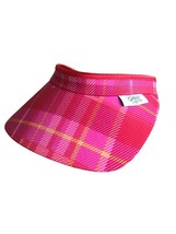 SALE NEW LADIES GLOVE IT LIMONCELLO PLAID GOLF COIL VISOR. £16.99 now £1... - $17.15
