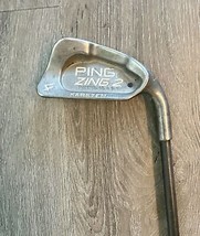 Ping Zing 2 Single 4 Iron Black Dot Flat Karsten Regular Steel Mens RH - £19.61 GBP