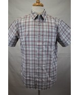 COLUMBIA Men&#39;s Short Sleeve Cotton Button Down Shirt size M - €14,40 EUR