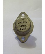 Espec. Military Jan 2N297A 5A 50V Pnp Ge Power Transistor - $11.60