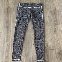 Nike Leggings Womens 24 M Dri-Fit Black White Graphic Print Athletic Yog... - $12.51