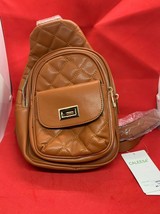 Caleesa quilted vegan leather crossbody bag - $24.68