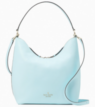 Kate Spade Zippy Shoulder Bag Light Blue Leather Purse K8140 NWT $449 Re... - £142.43 GBP