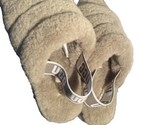 UGG FLUFF Yeah Slide Women&#39;s Sheepskin Slipper Sandals - Burnt Olive  Si... - £20.09 GBP