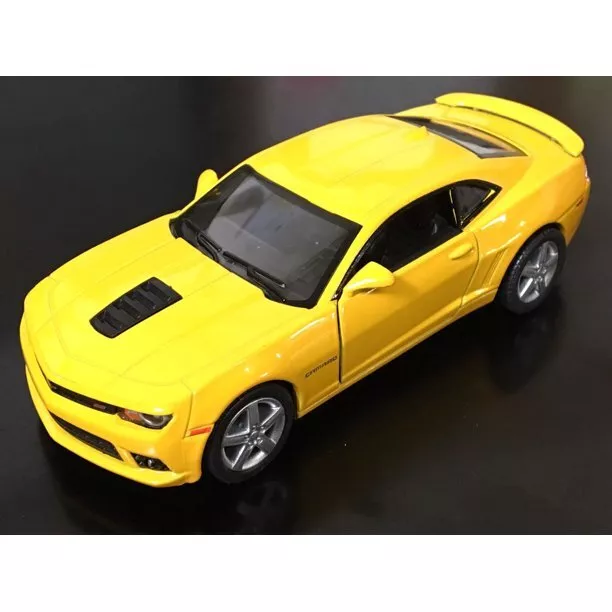 New Diecast 5&quot; 2014 Chevy Chevrolet Camaro Diecast Model Toy Car 1:38 Yellow - $17.96