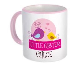 Personalized Little Sister Bird : Cute Siblings Birthday Customizable Chloe - £12.70 GBP