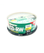 Memorex CD-RW Blank Recordable 25 Pack 4X 700MB 80 Minutes. New Sealed - £14.33 GBP