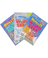 NEW Lot 3 Penny Press Dell Spotlight Movie &amp; TV Word Search Seek Puzzle ... - $275.88 MXN