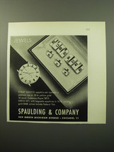 1950 Spaulding &amp; Company Audemars-Piguet Strap Watch Advertisement - £14.48 GBP