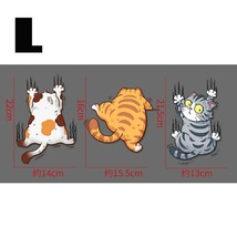 3pcs/set Funny Pet Cat cute Car accessories Sticker Climbing Cats  Styling Stick - £35.54 GBP