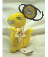 McDonald&#39;s Neopets YELLOW GRARRL CLIP KEYCHAIN 4&quot; Plush STUFFED ANIMAL T... - $24.74