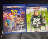 LOT OF 2 : Toy Story 3 + TOY STORY 4 [BLU-RAY +DVD] / NO DIGITAL - $7.91