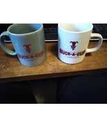 lot of 2 Easter Seals buck- a - cup coffee mugs, cups 1980&#39;s - £7.76 GBP