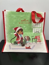 2022 Hallmark Reusable Ornament Tote Bag ~ Young Santa ~ 13.75&quot; ~ New ~ - £2.35 GBP